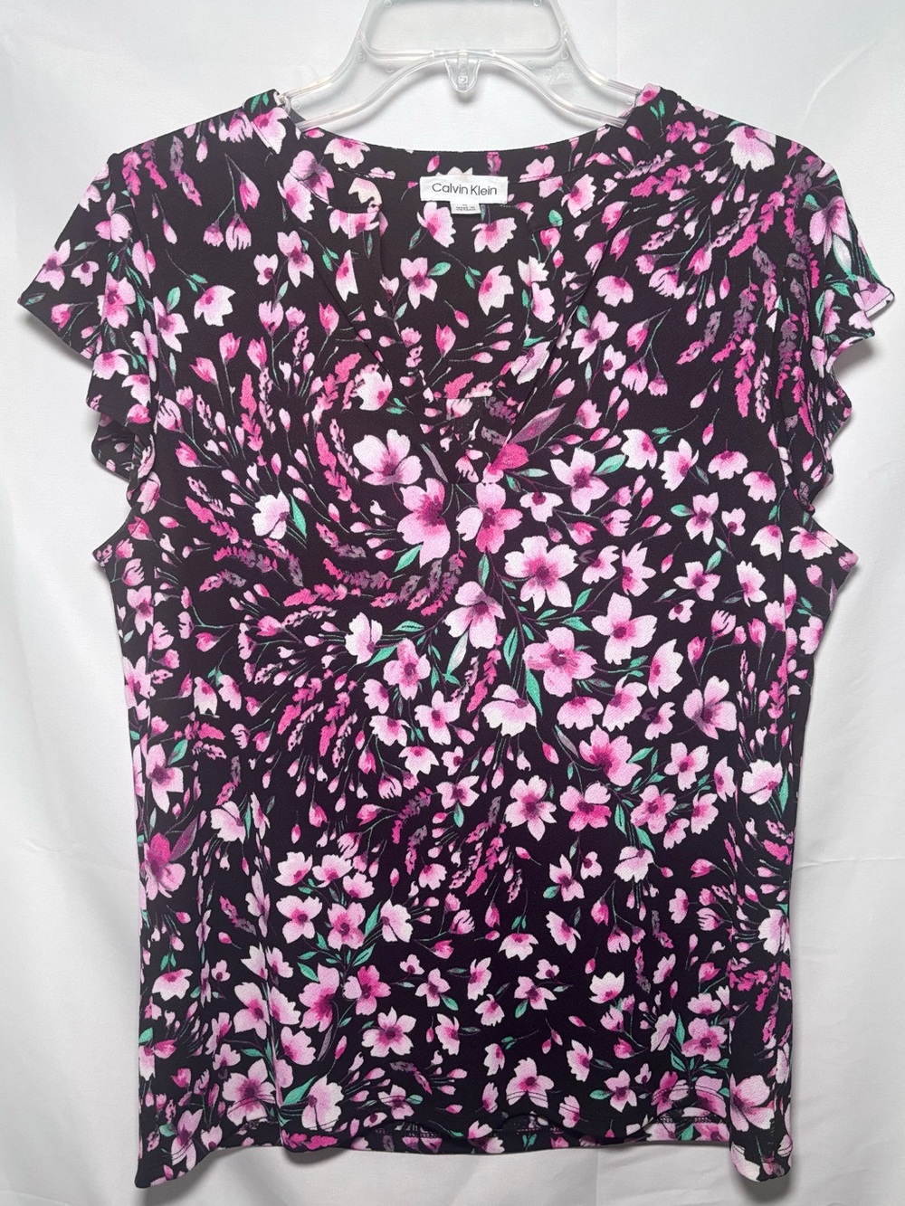 Calvin Klein Floral V-neck Top